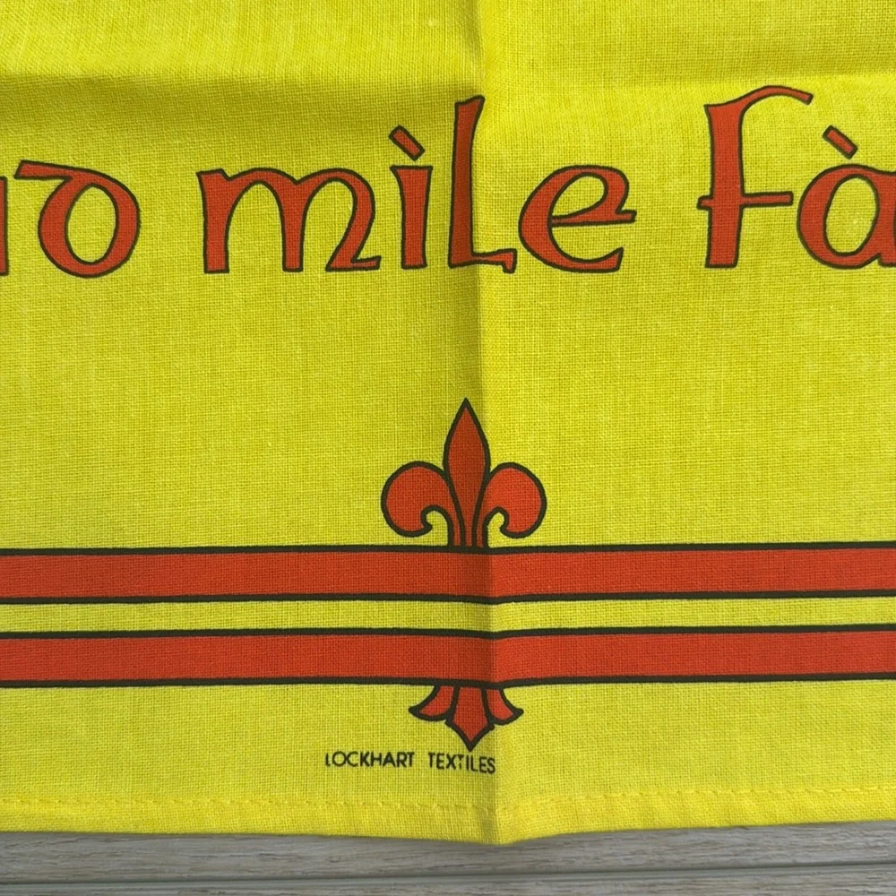 Vintage Scotland Banner Tea Towel‎